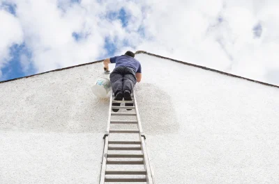 Peinture extérieure aux Étangs — façades et ravalement